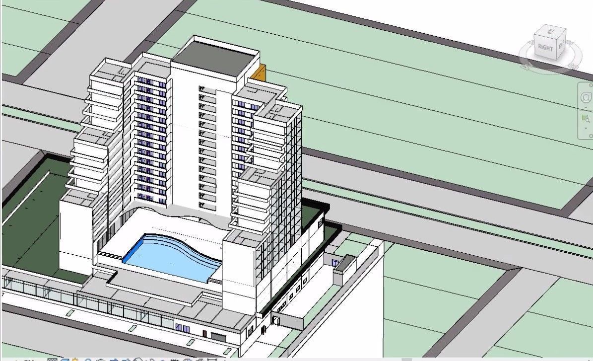 Hotel complete revit project p4 3D model_40