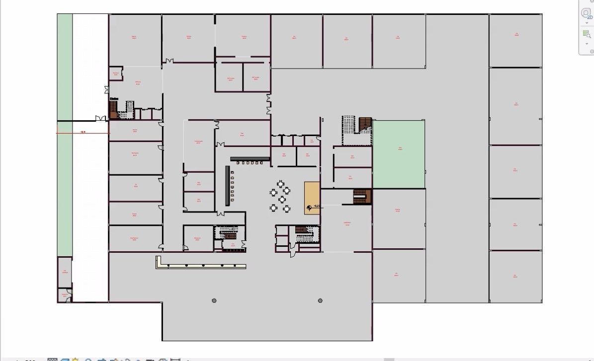 Hotel complete revit project p4 3D model_6