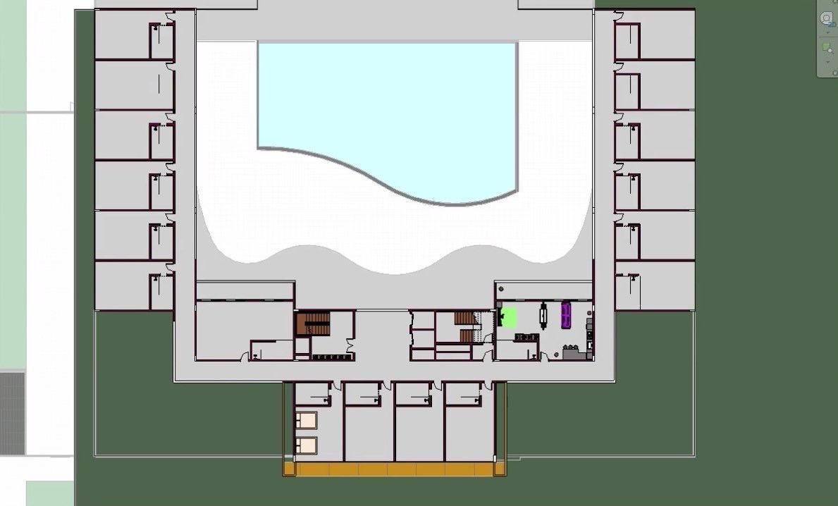 Hotel complete revit project p4 3D model_20