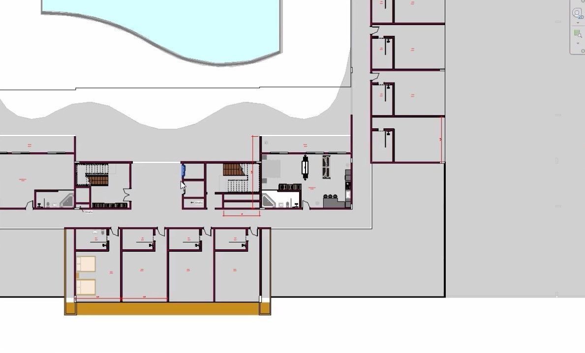 Hotel complete revit project p4 3D model_19