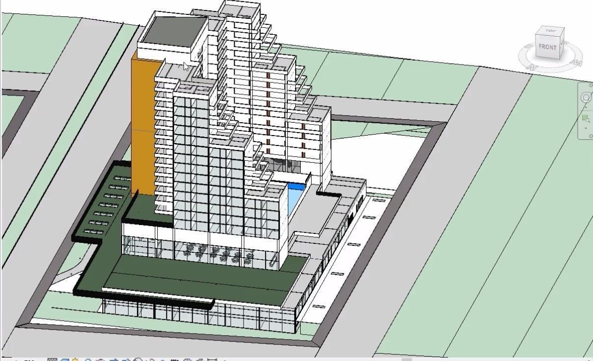 Hotel complete revit project p4 3D model_2