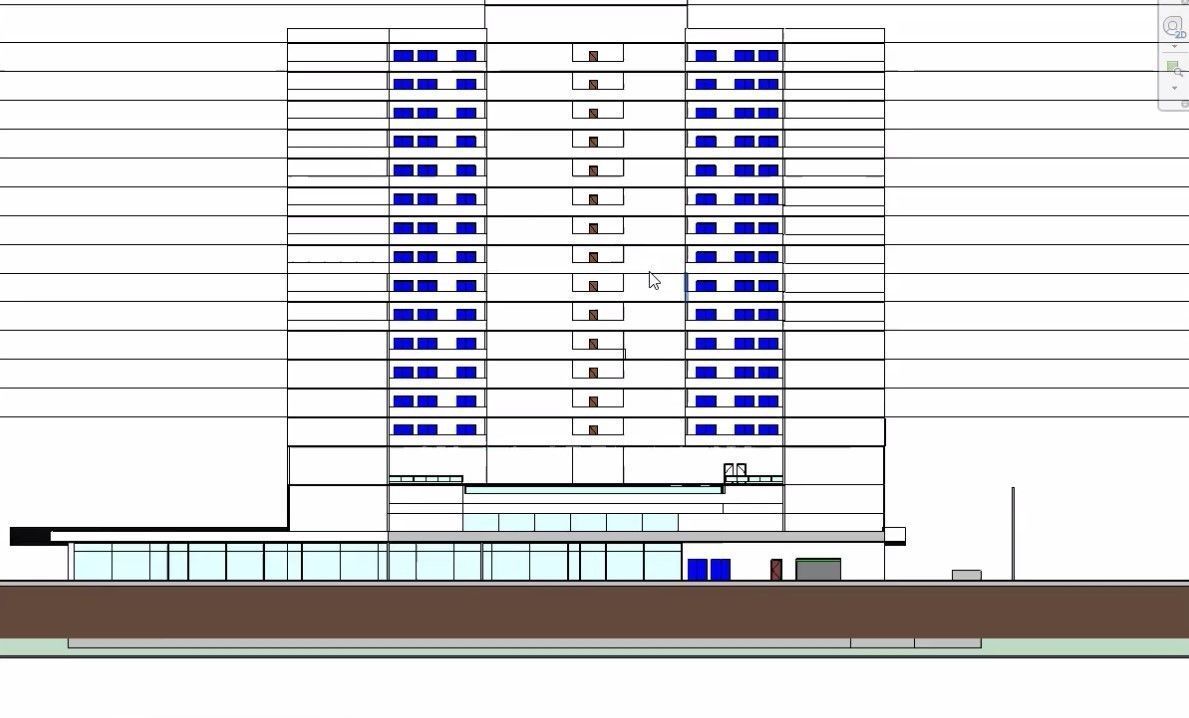 Hotel complete revit project p4 3D model_38