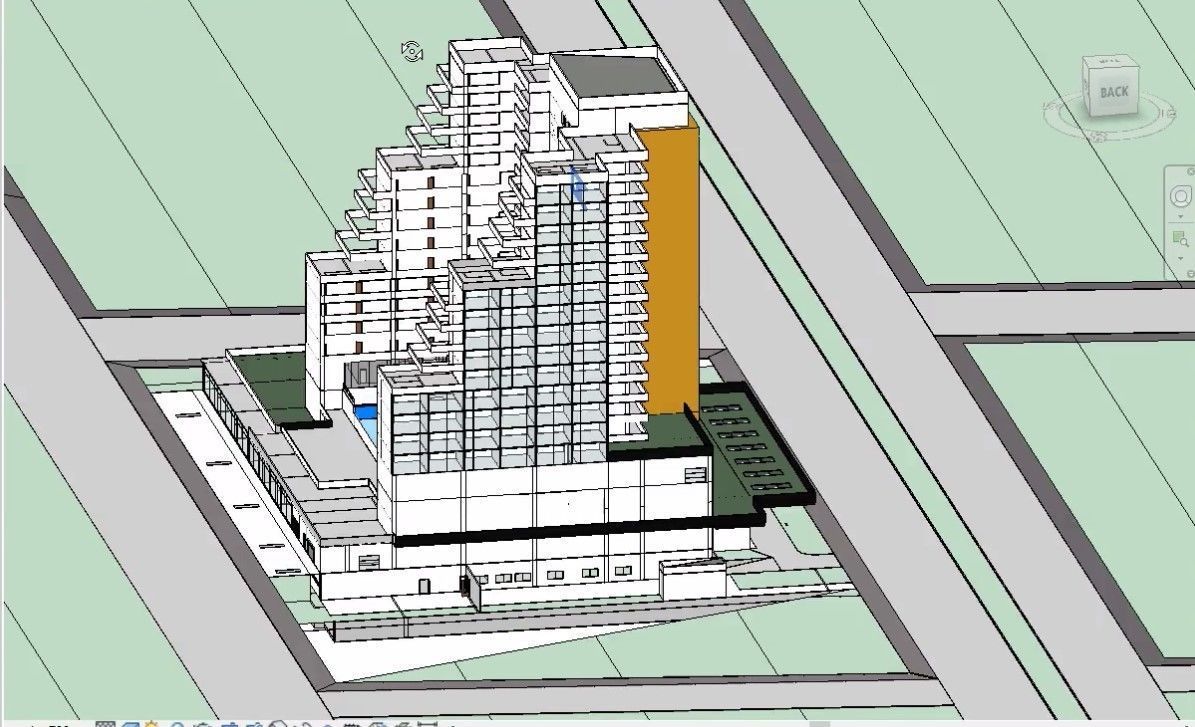 Hotel complete revit project p4 3D model_45