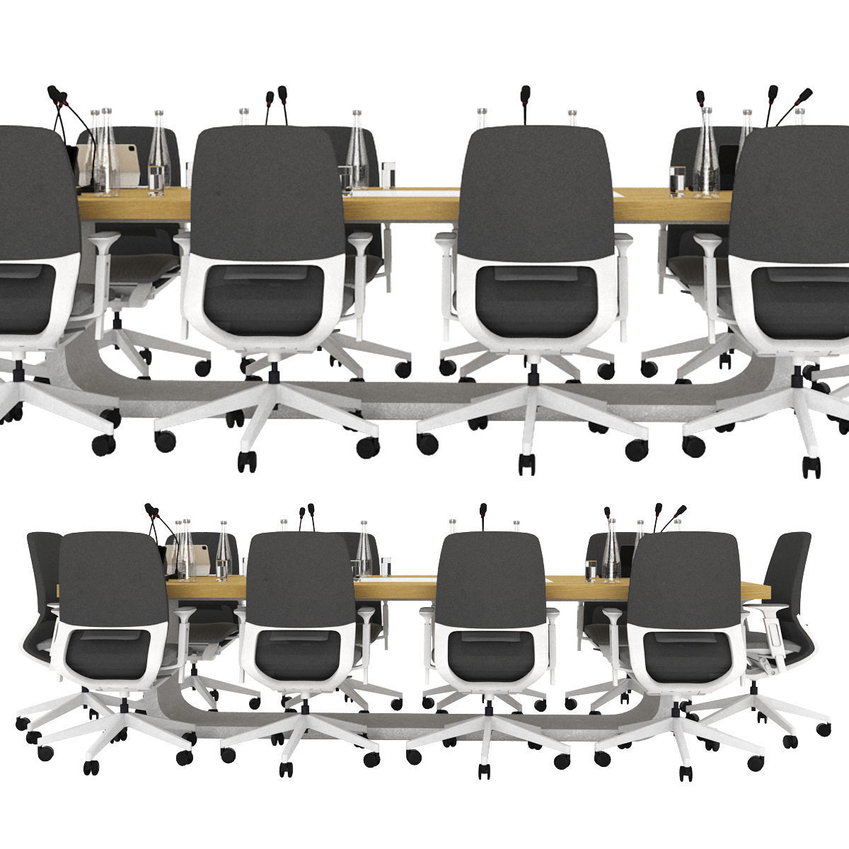 conference table 3D model_3