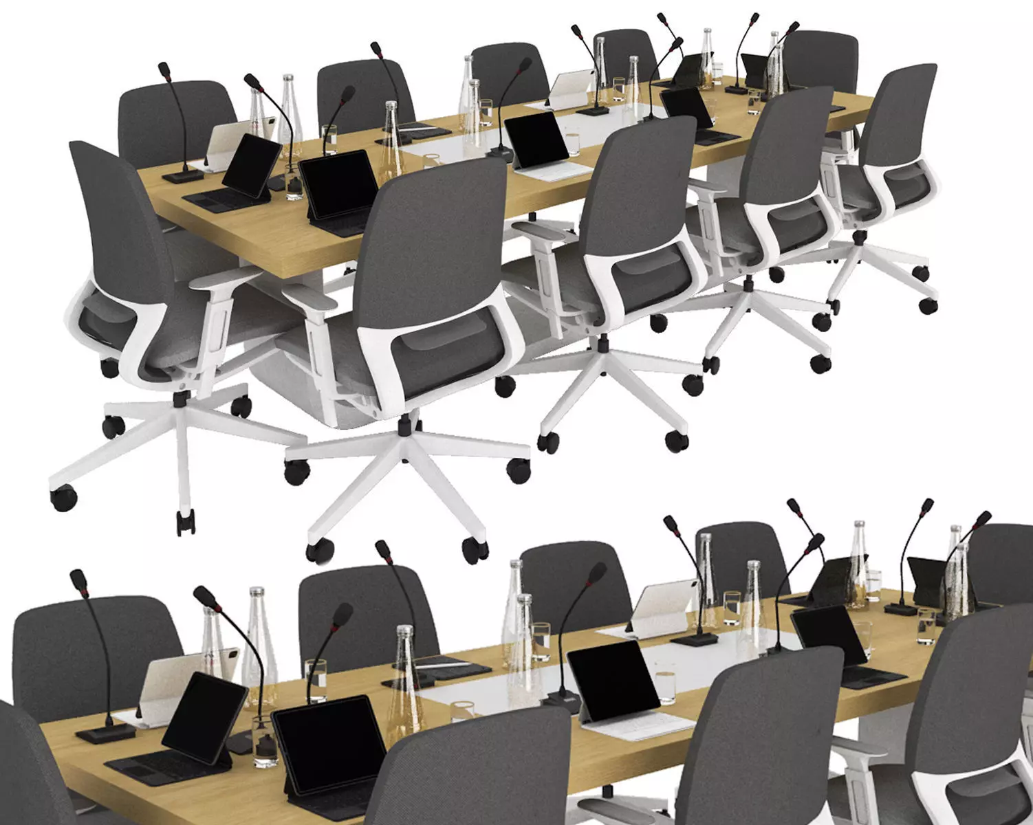 conference table 3D model_0