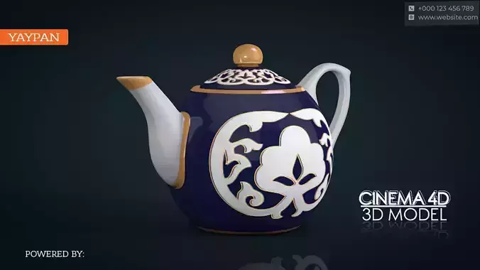 A kettle to Uzbek milliy paxta choynak 