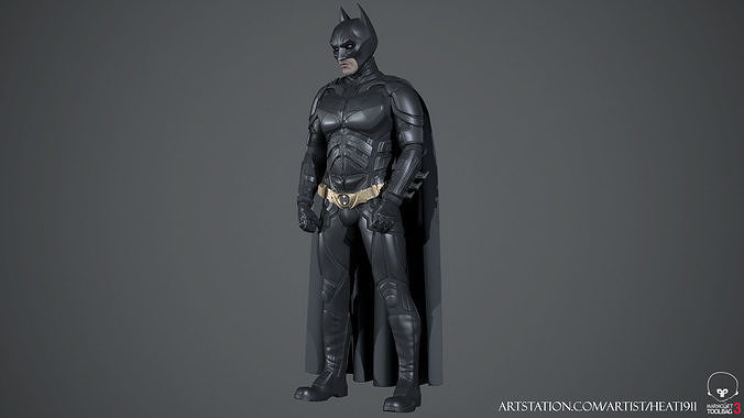 Bat Man Dark Knight 3d Model STL Digital Print  3D print model