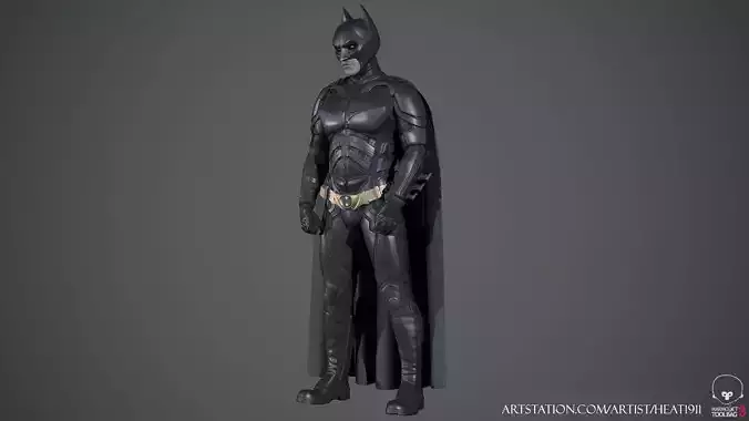 Bat Man Dark Knight 3d Model STL Digital Print  3D print model