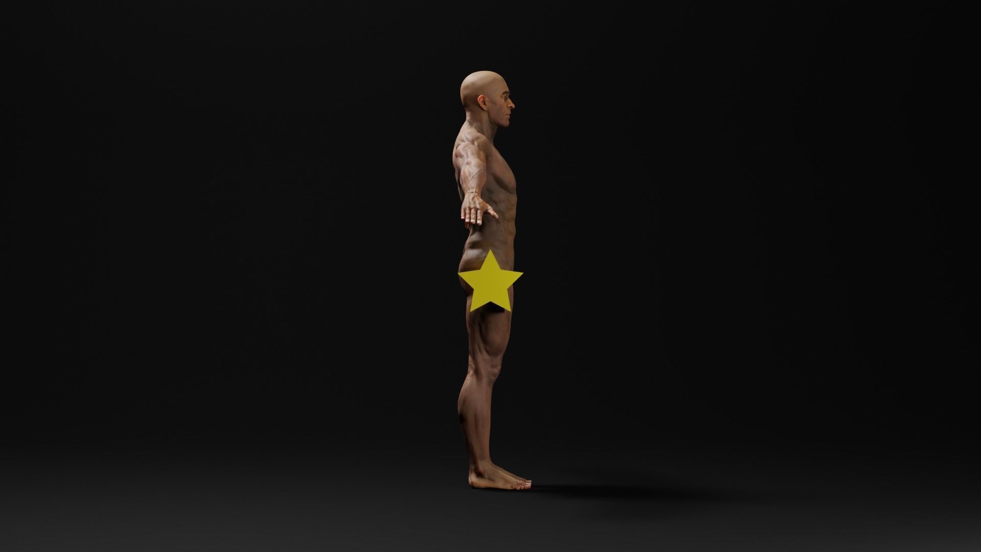 Realistic Male Character - Mr Hart 3D model_2