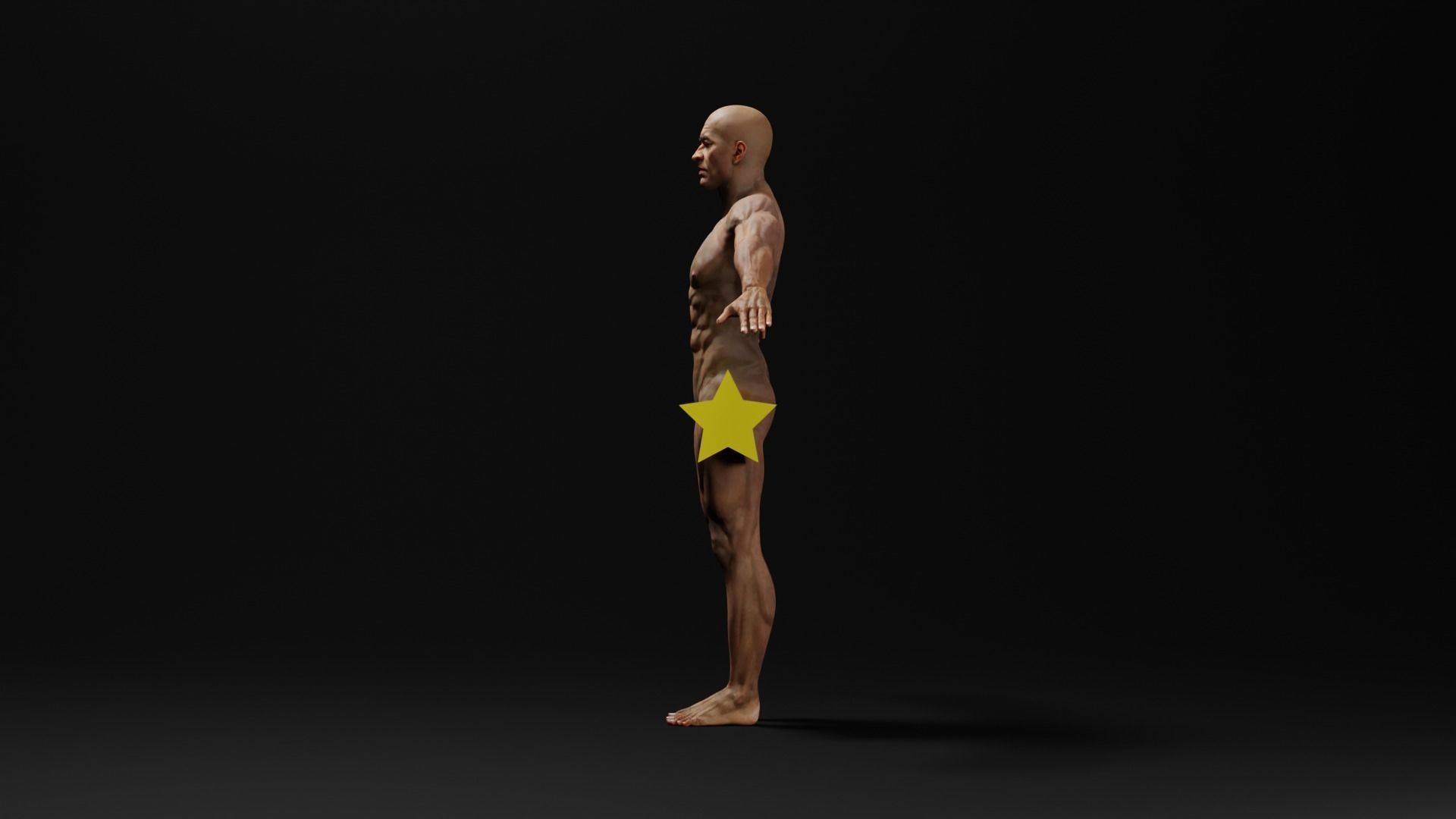 Realistic Male Character - Mr Hart 3D model_4