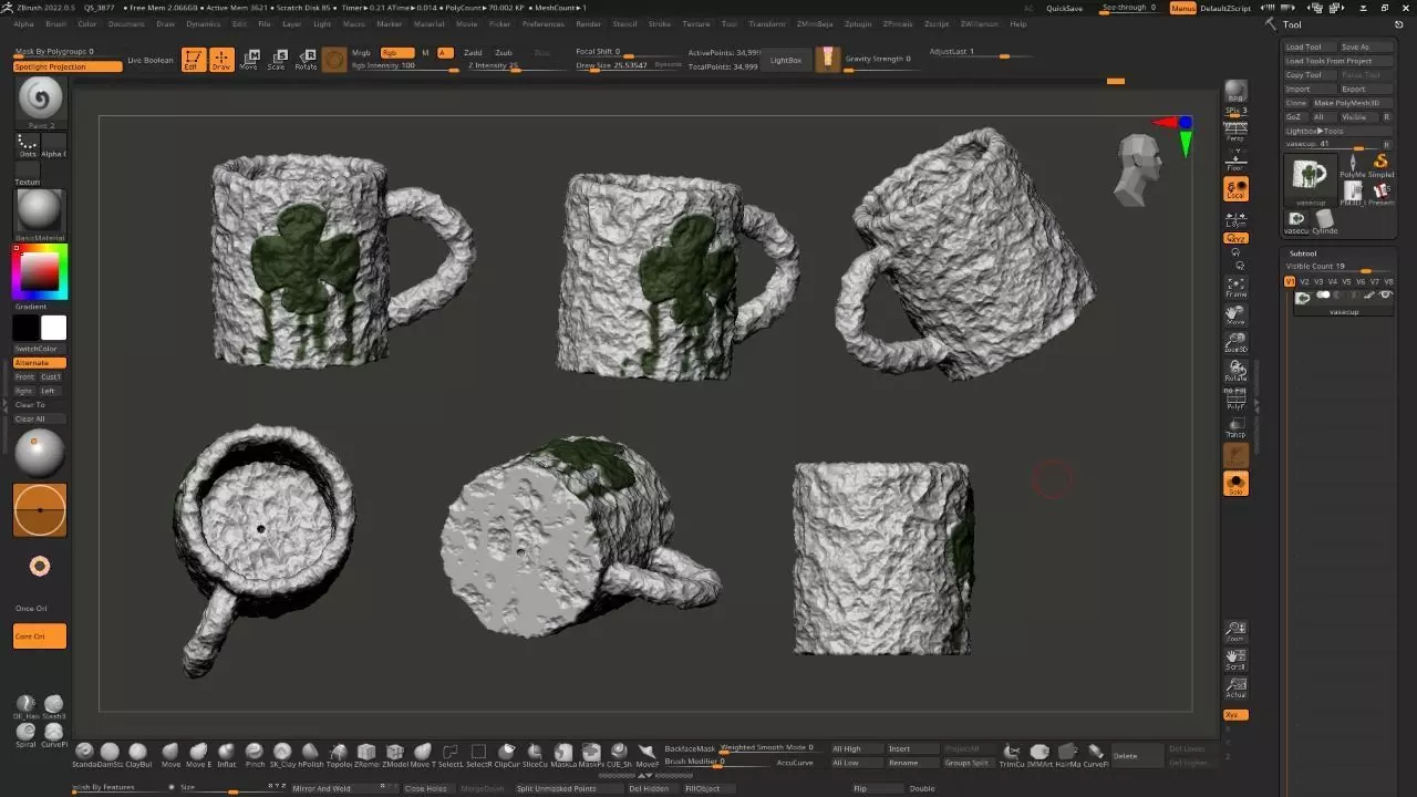 MugVase coffee mugs and other objects 3D print model
