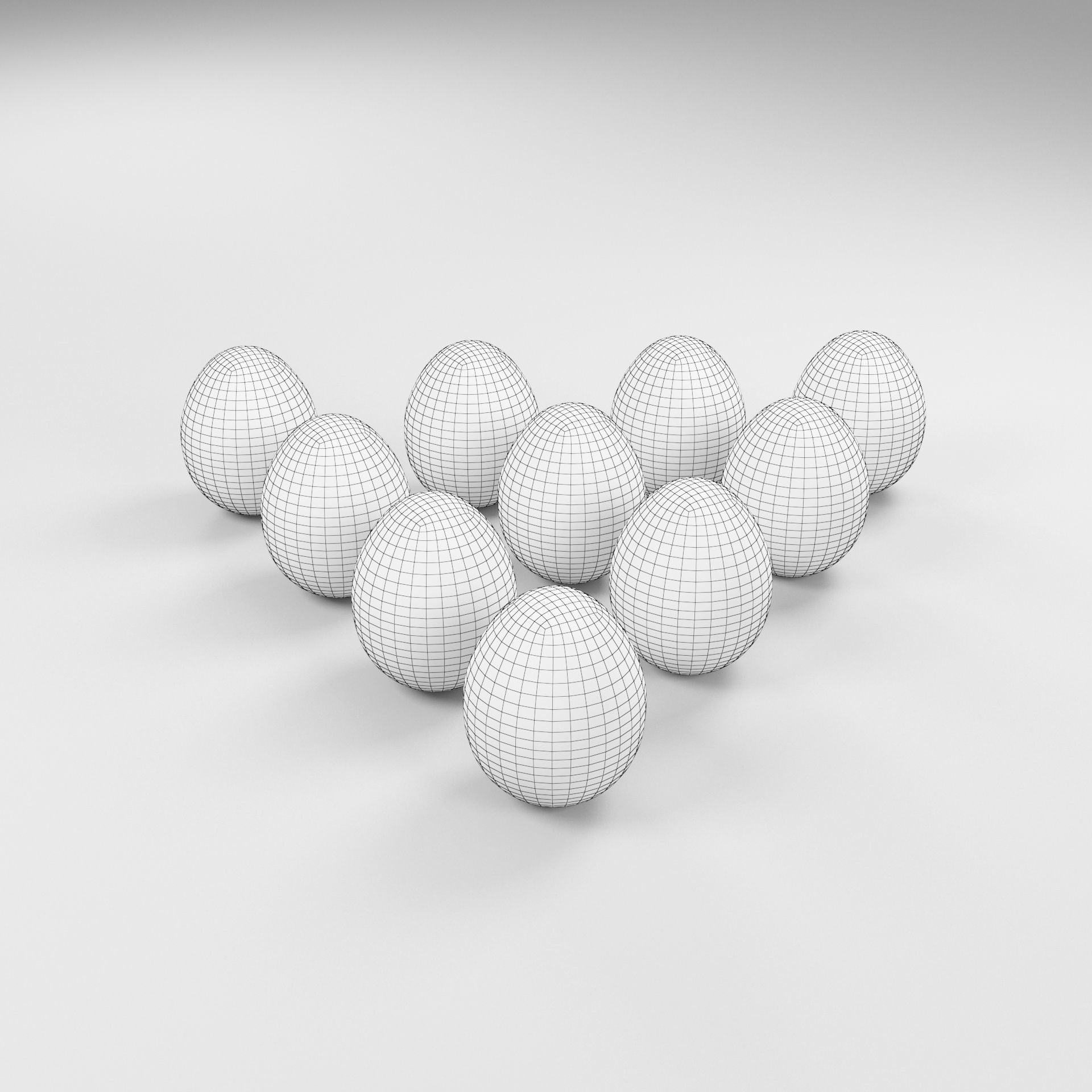 Dinosaur egg 3D model_7