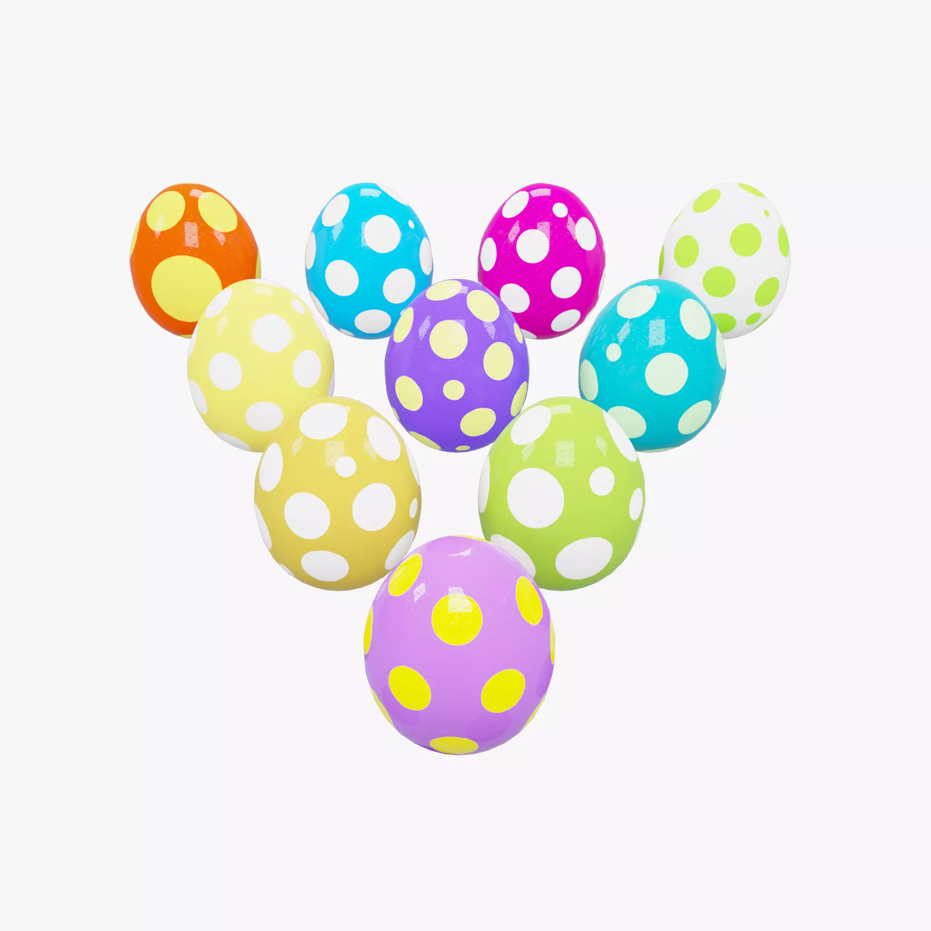 Dinosaur egg 3D model_0