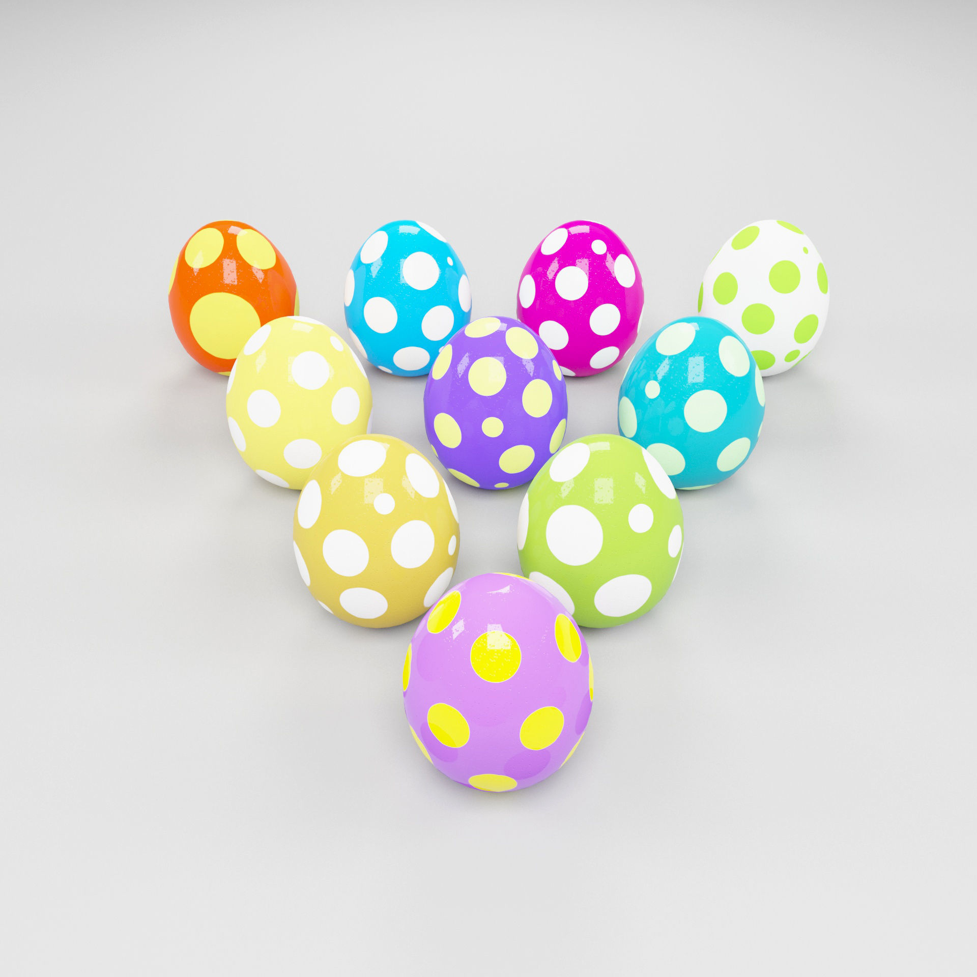 Dinosaur egg 3D model_1