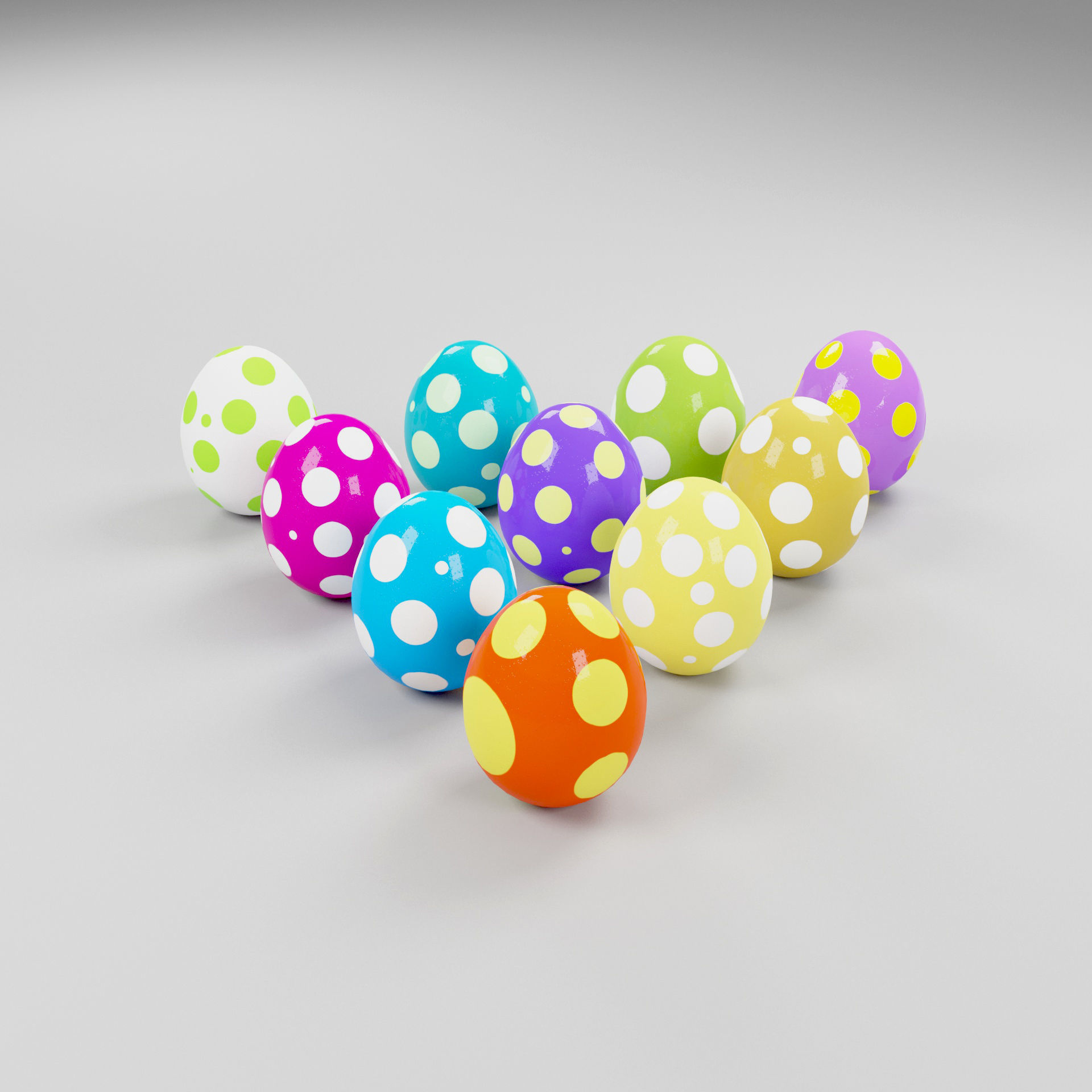 Dinosaur egg 3D model_3