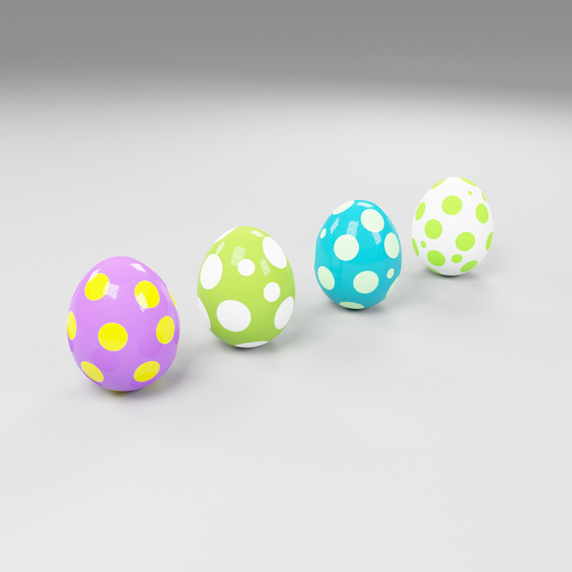 Dinosaur egg 3D model_4