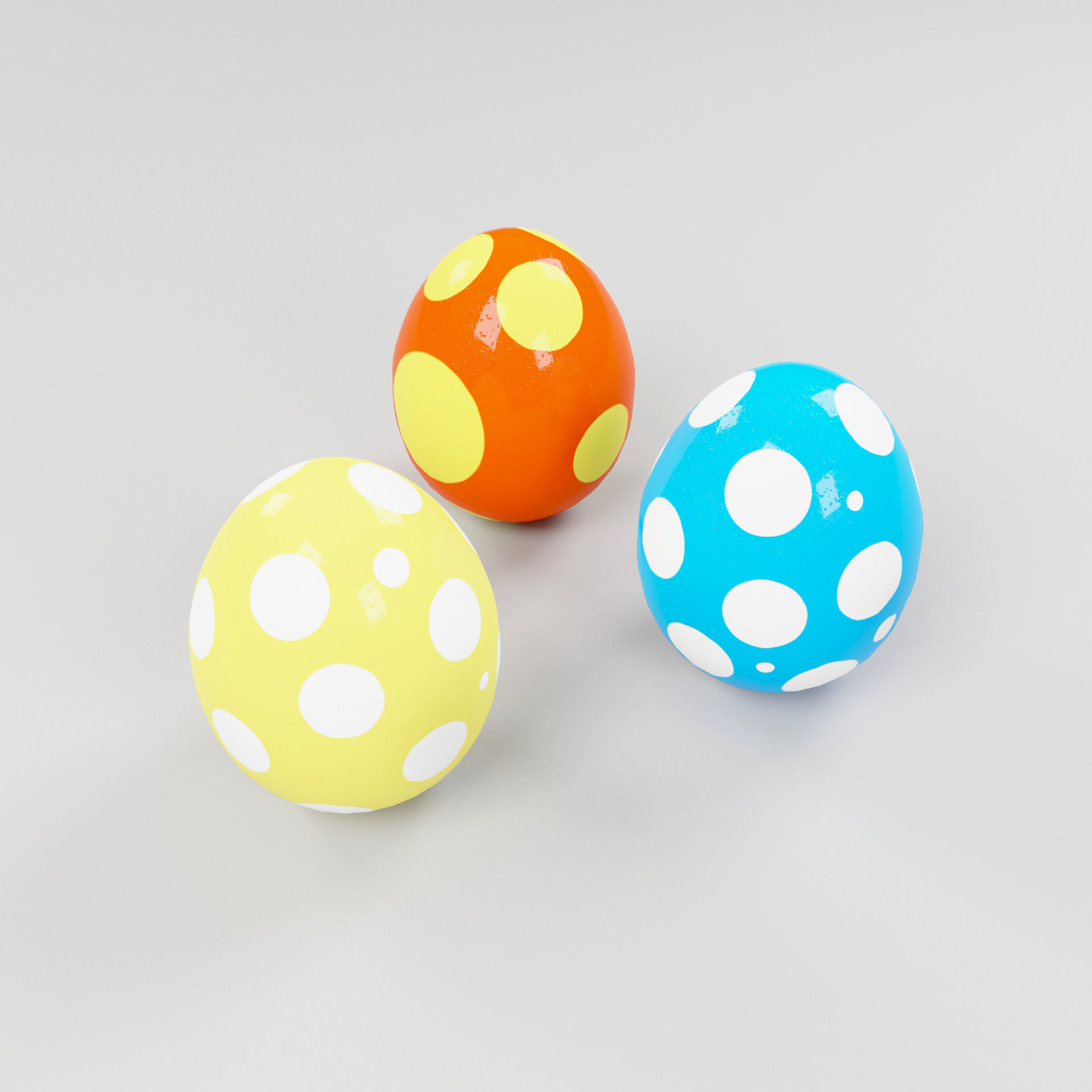 Dinosaur egg 3D model_6