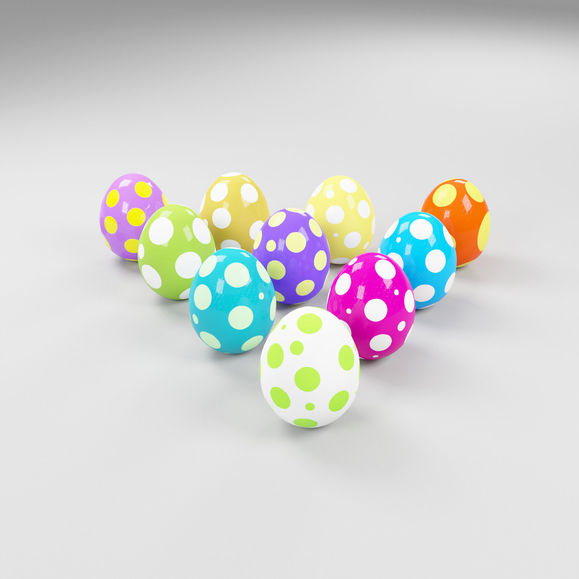 Dinosaur egg 3D model_2