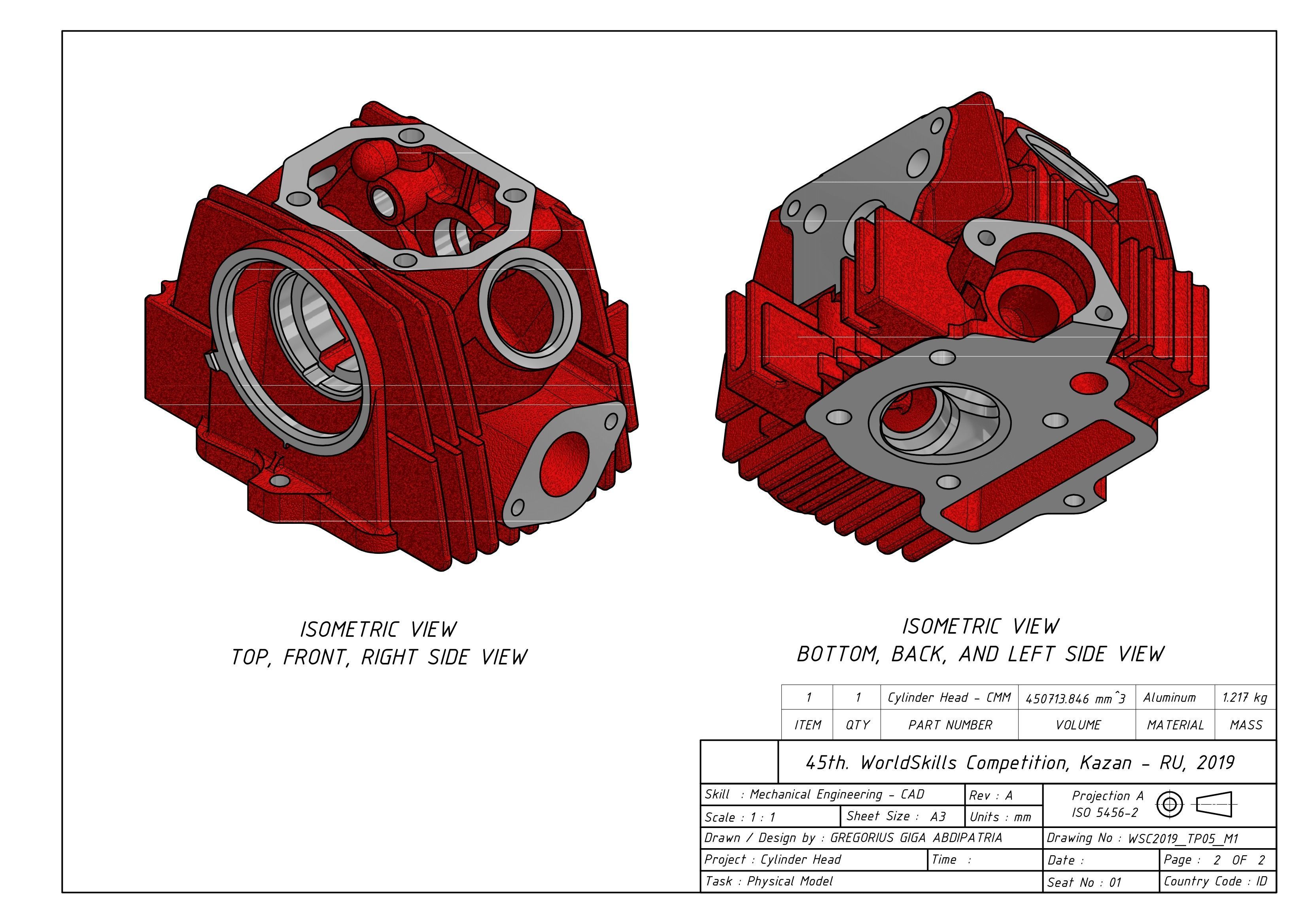 Cylinder Head 3D model_10