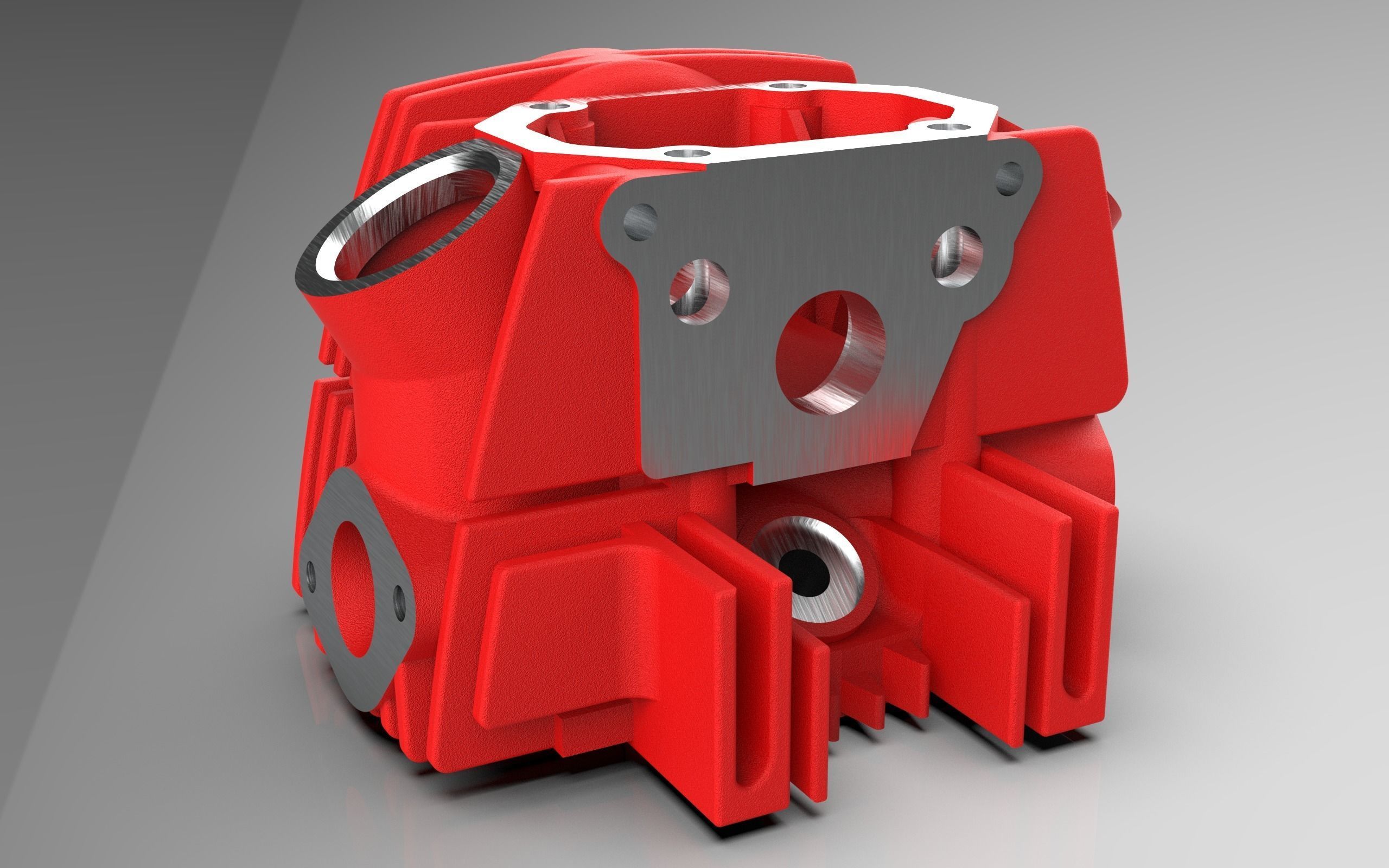 Cylinder Head 3D model_5