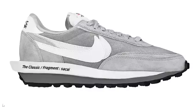 Fragment Design x sacai x Nike LD Waffle Light smoke grey