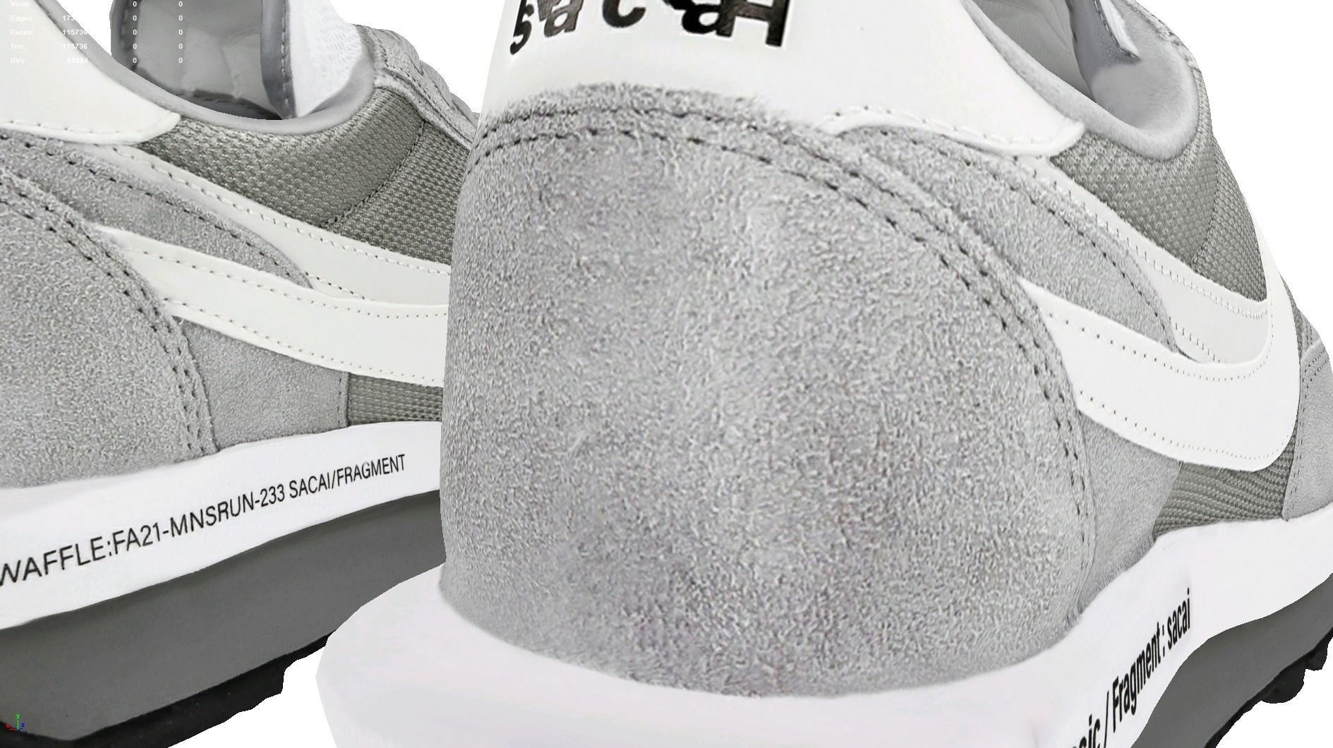 ld waffle light smoke grey