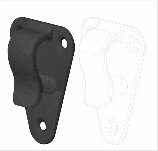 Plastic Hook  3D print model