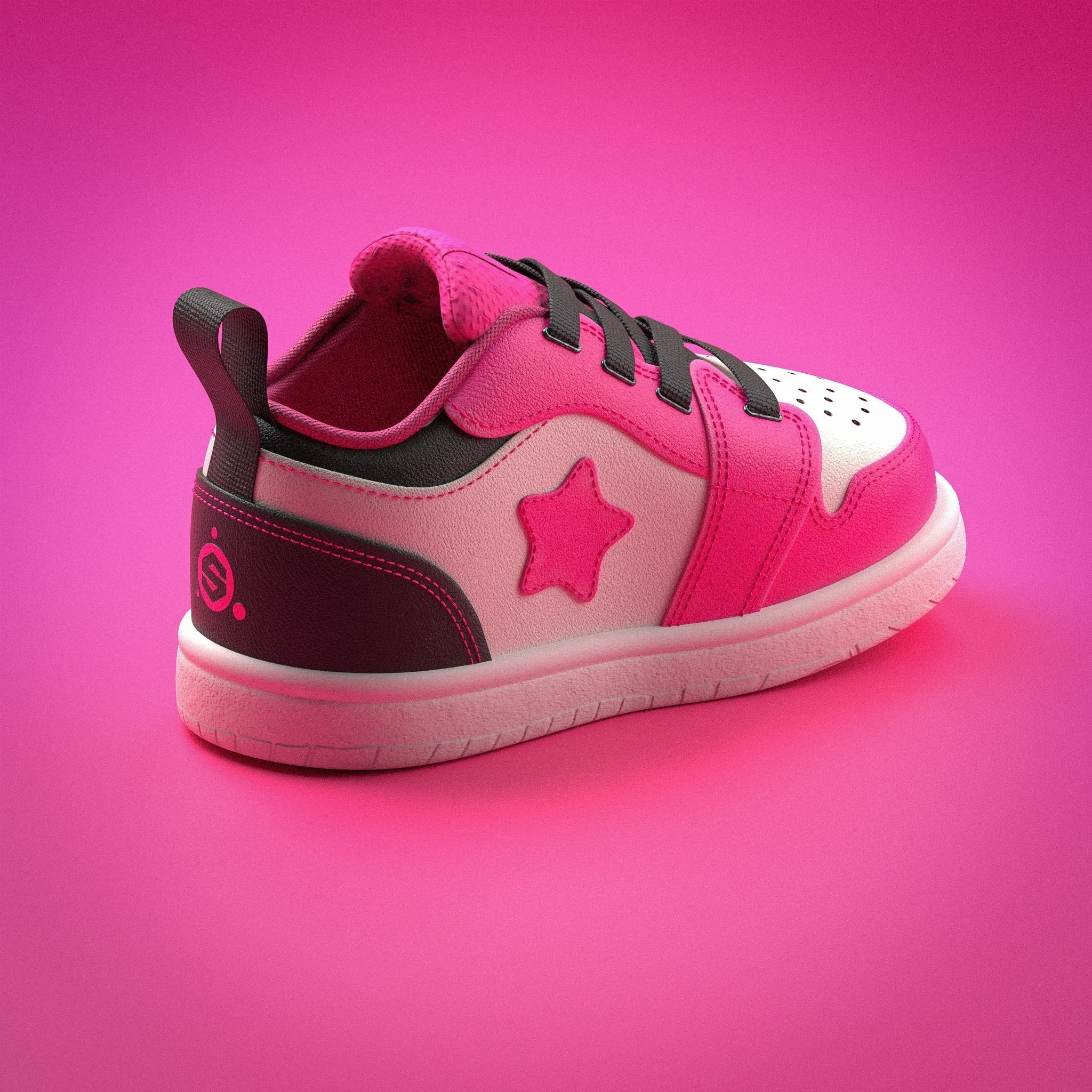 Toddler shoe 3D model_3