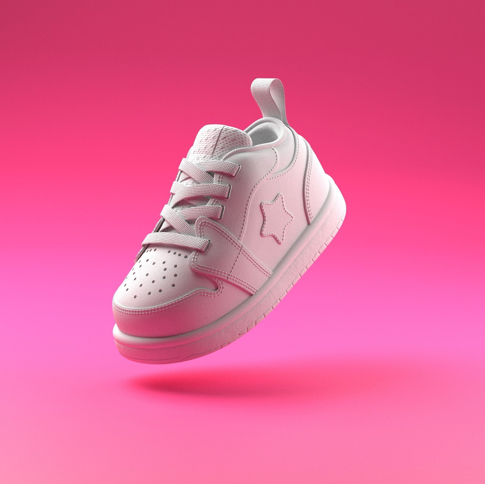 Toddler shoe 3D model_5