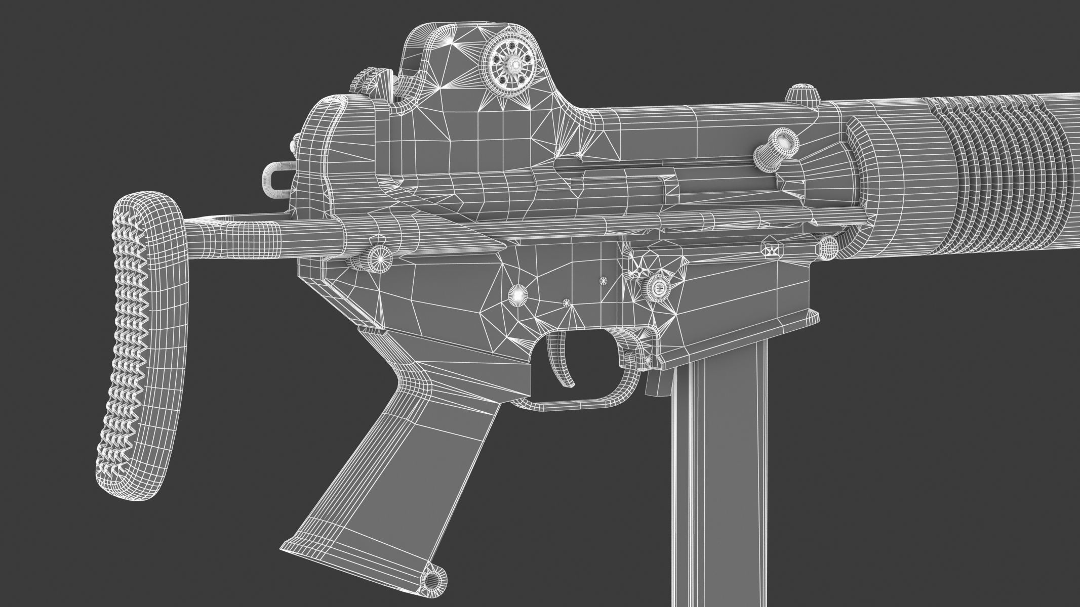 Daewoo K7 Low Poly Low-poly 3D model_20