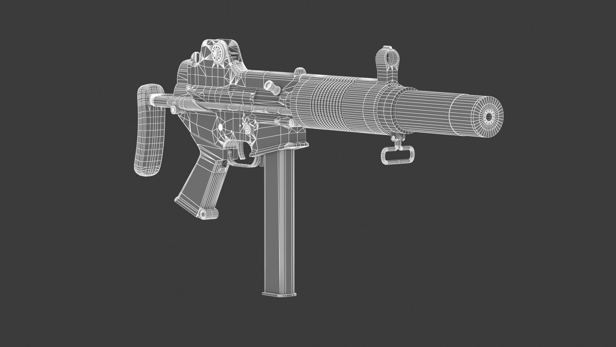 Daewoo K7 Low Poly Low-poly 3D model_19