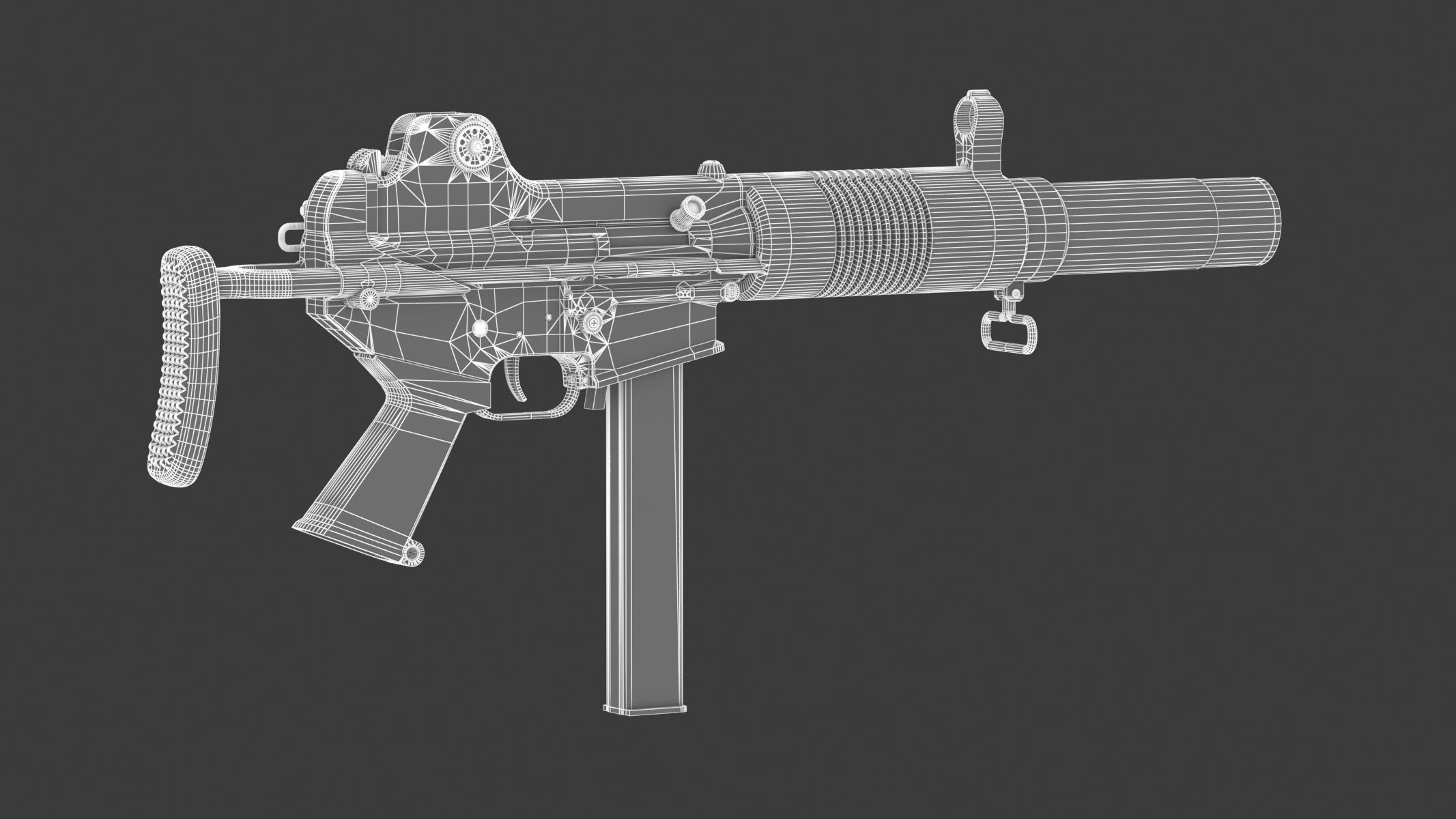 Daewoo K7 Low Poly Low-poly 3D model_15