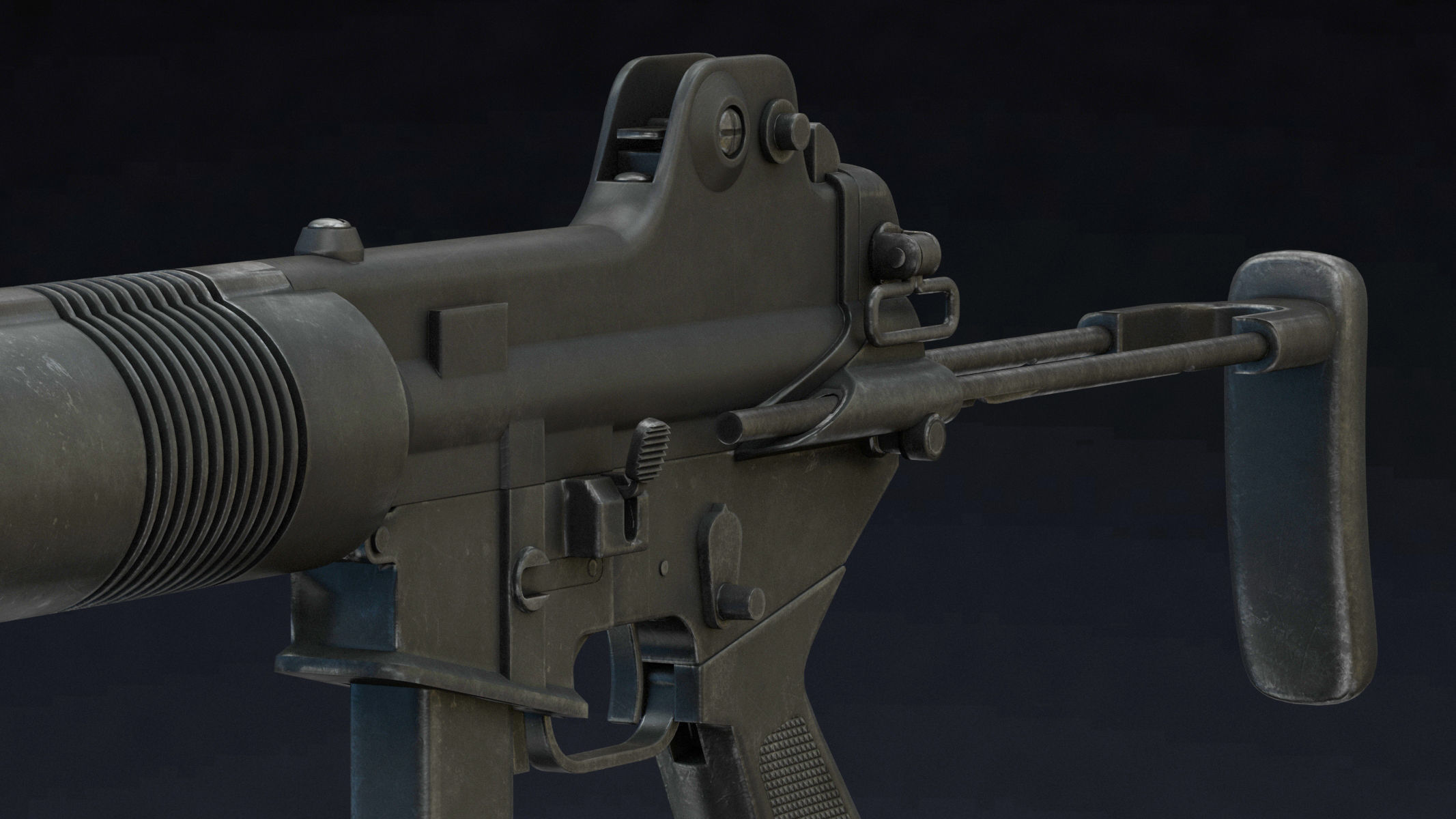 Daewoo K7 Low Poly Low-poly 3D model_8