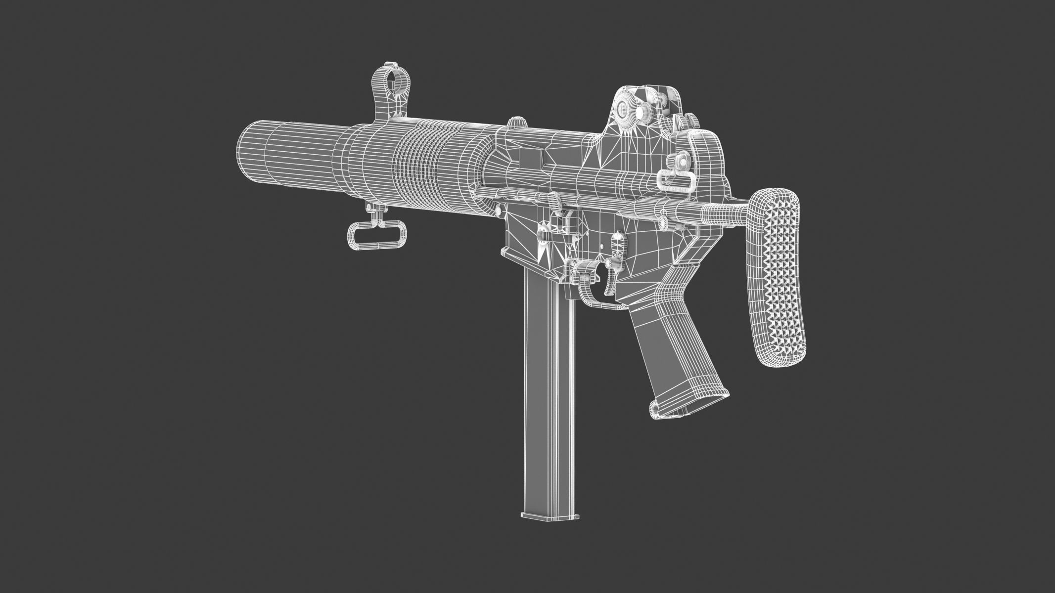 Daewoo K7 Low Poly Low-poly 3D model_16