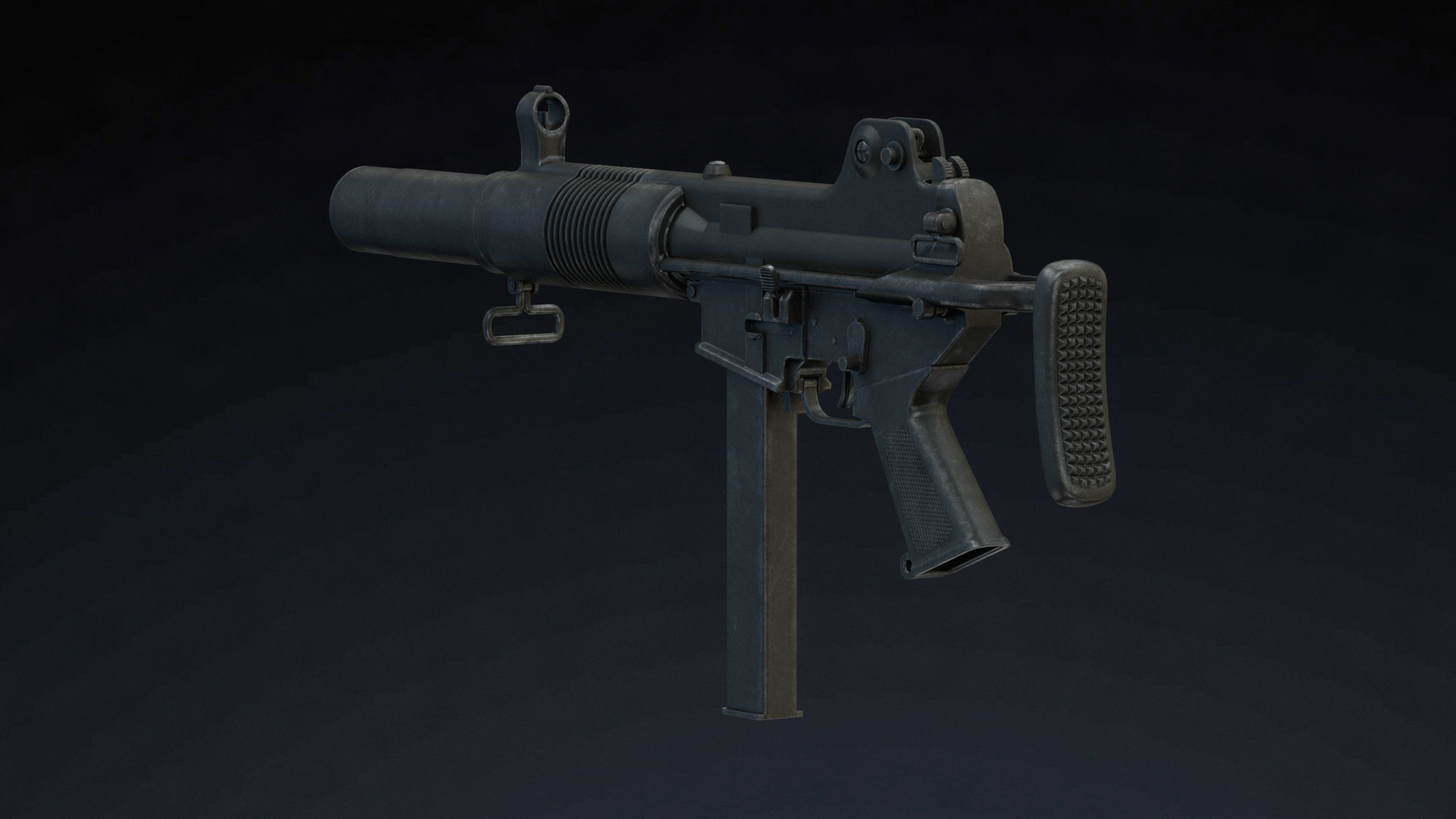 Daewoo K7 Low Poly Low-poly 3D model_1