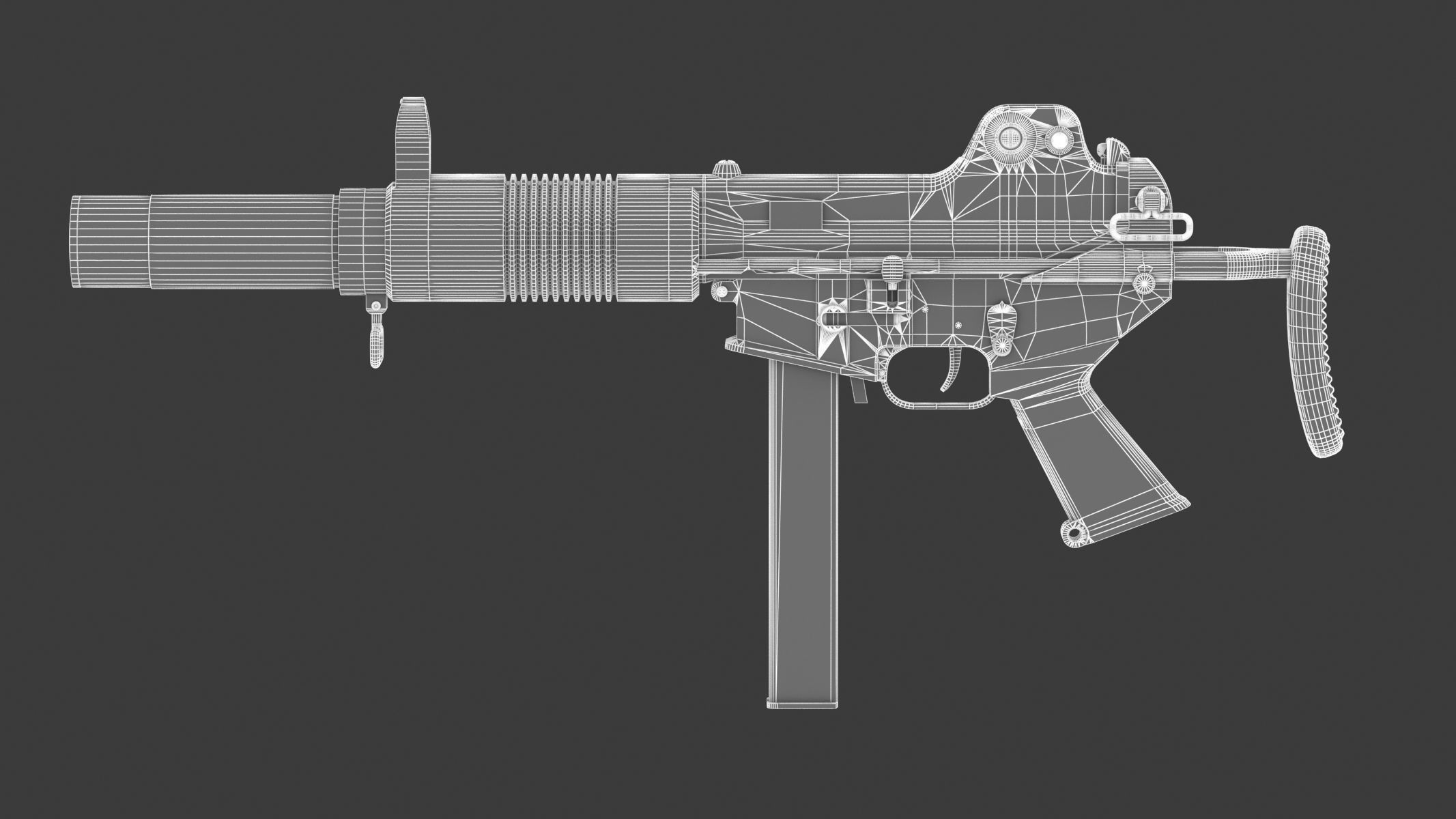 Daewoo K7 Low Poly Low-poly 3D model_17
