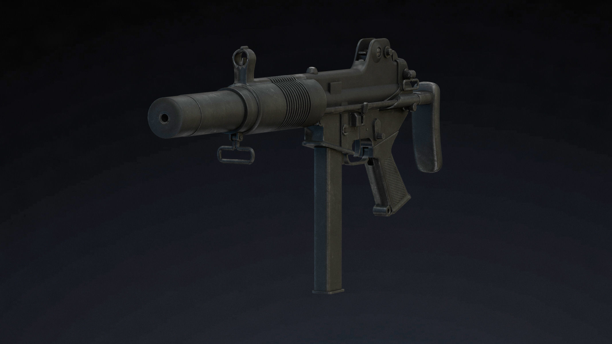 Daewoo K7 Low Poly Low-poly 3D model_3