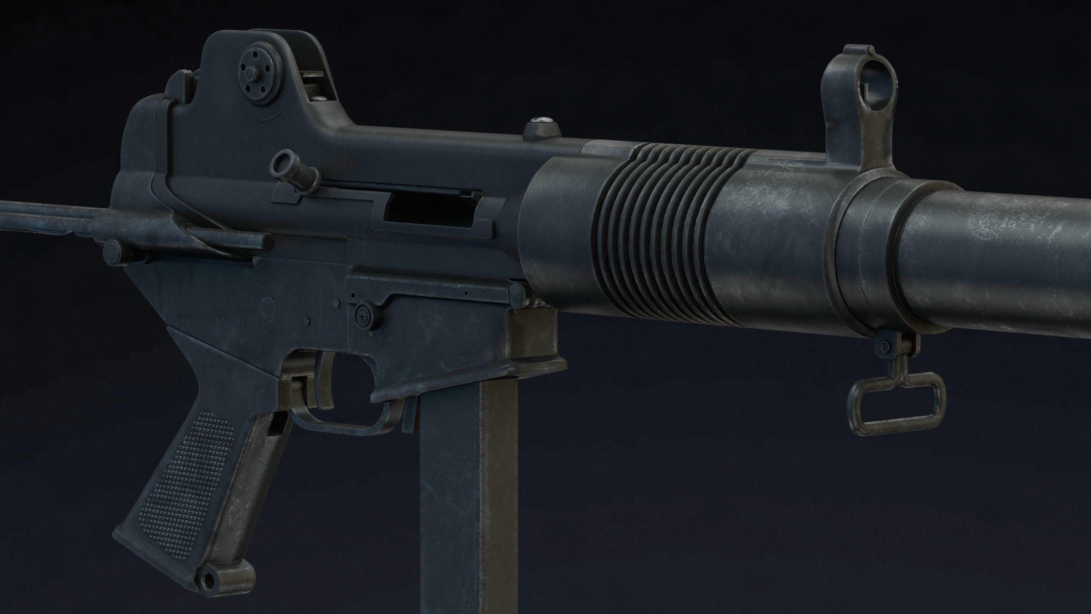 Daewoo K7 Low Poly Low-poly 3D model_9