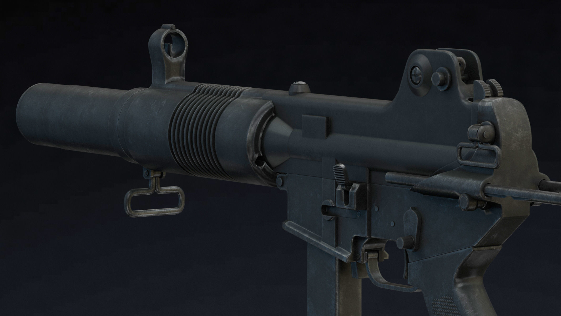 Daewoo K7 Low Poly Low-poly 3D model_6