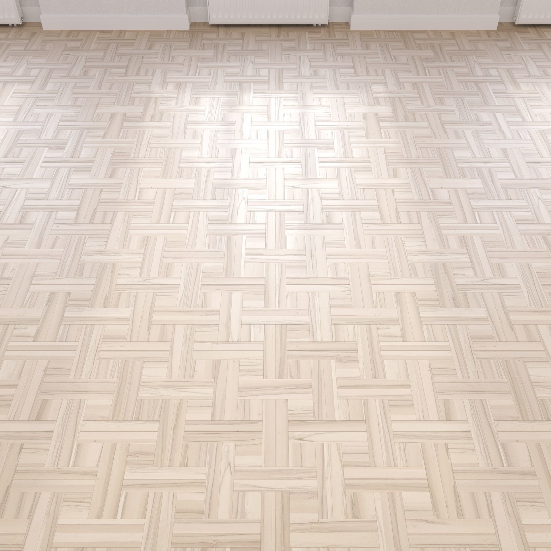 Parquet - Laminate - Wooden floor 4 in 1 3D model_11