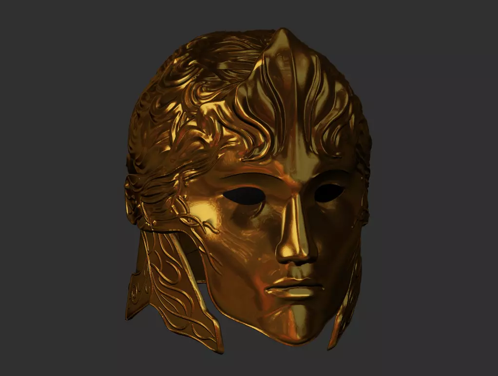 Elden ring D hunter of the dead helmet 3D print model_0