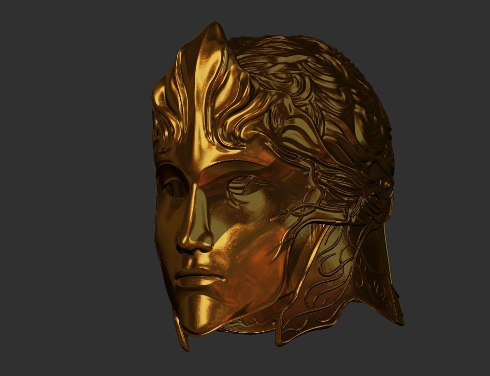 Elden ring D hunter of the dead helmet 3D print model_1
