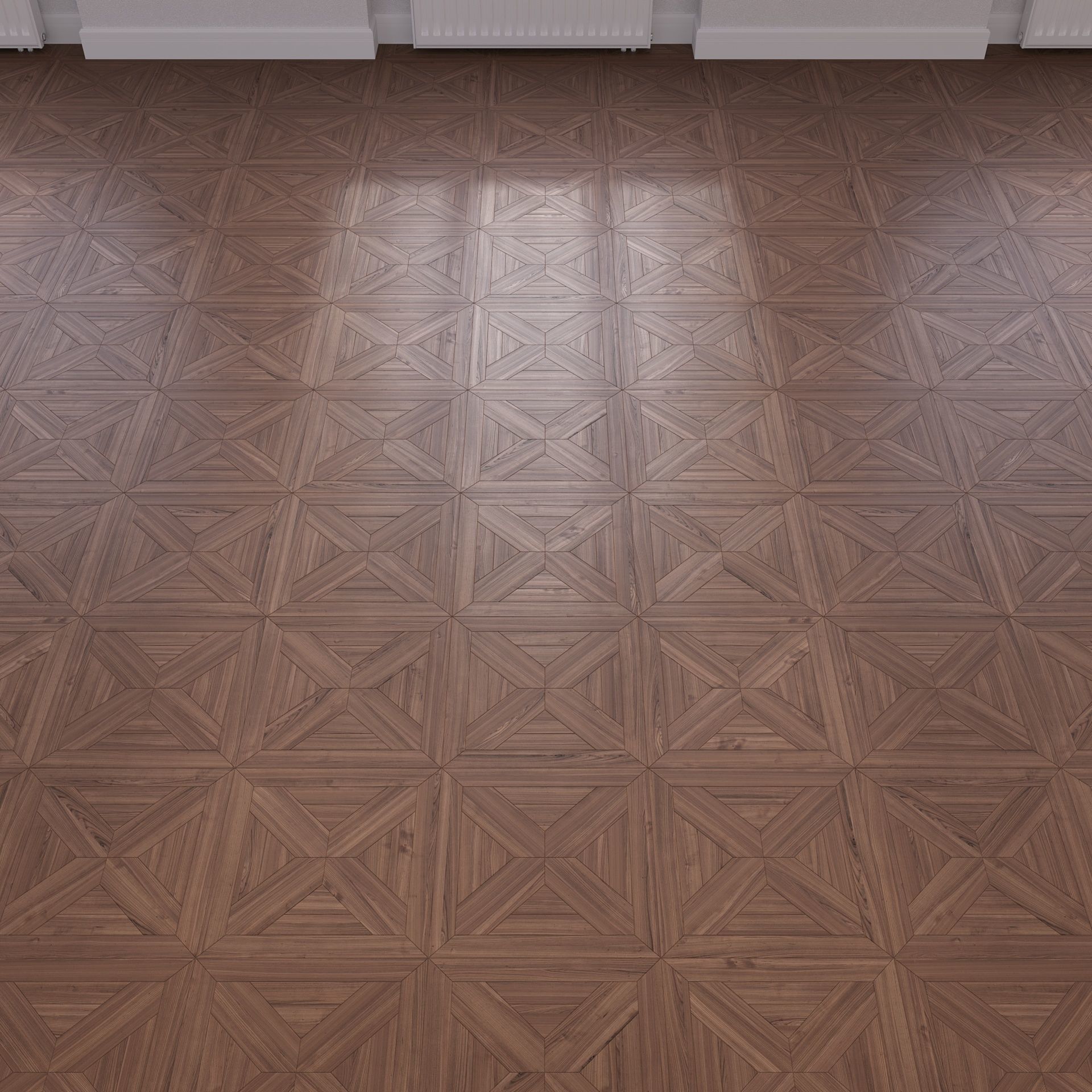 Parquet - Laminate - Wooden floor 2 in 1 Low-poly 3D model_3
