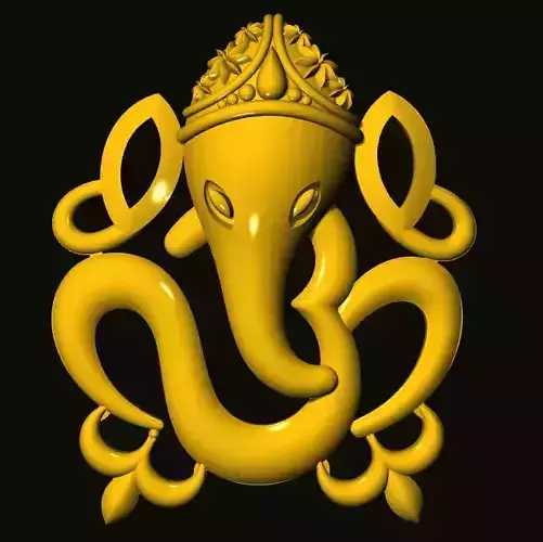 ganesh golden ganesha