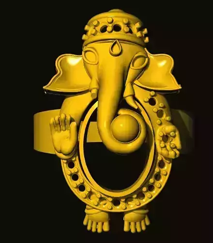 ganesh ganesha ring