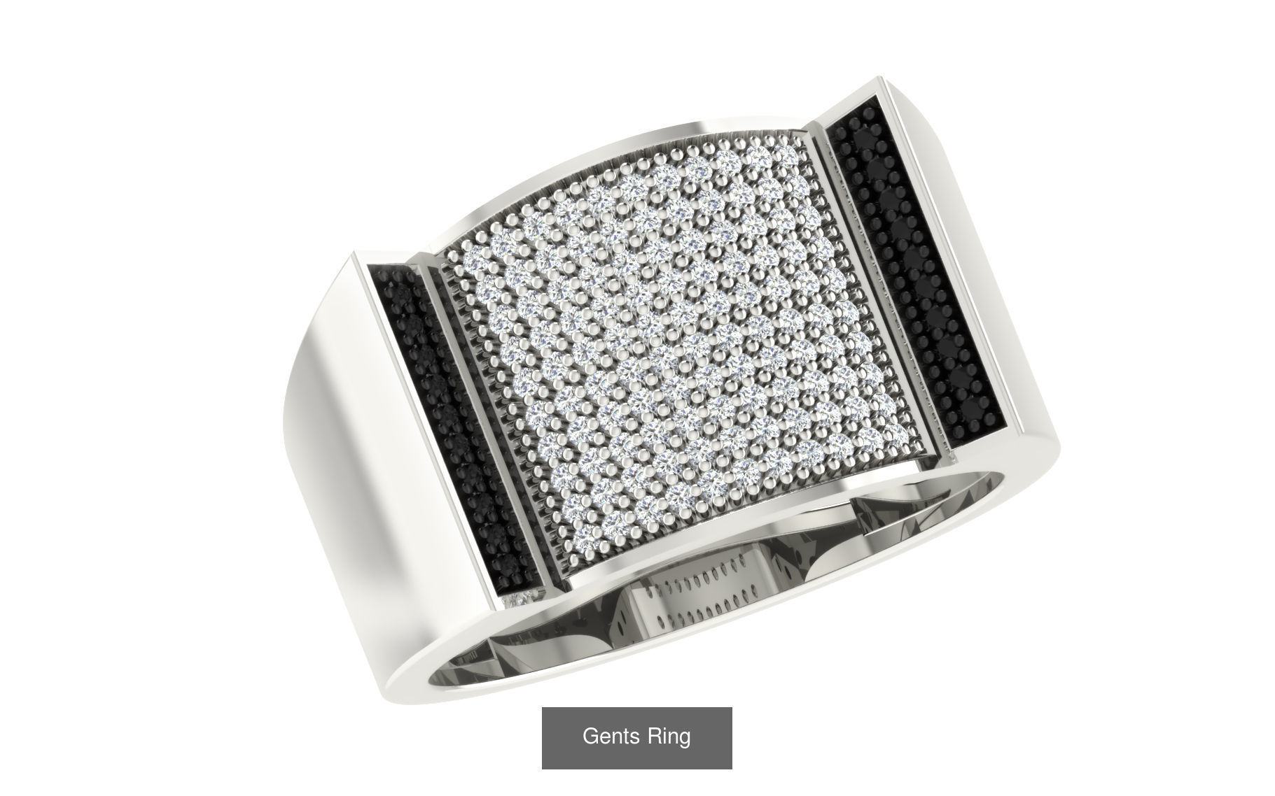 45 Gents Ring 3D print model 3D Model Collection_22