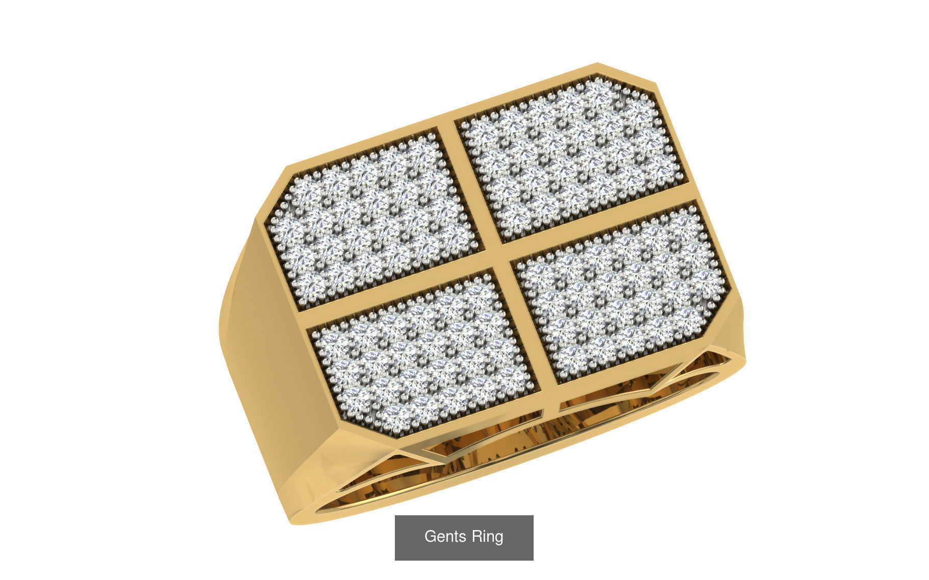 107 Gents Ring 3D Model Collection_116