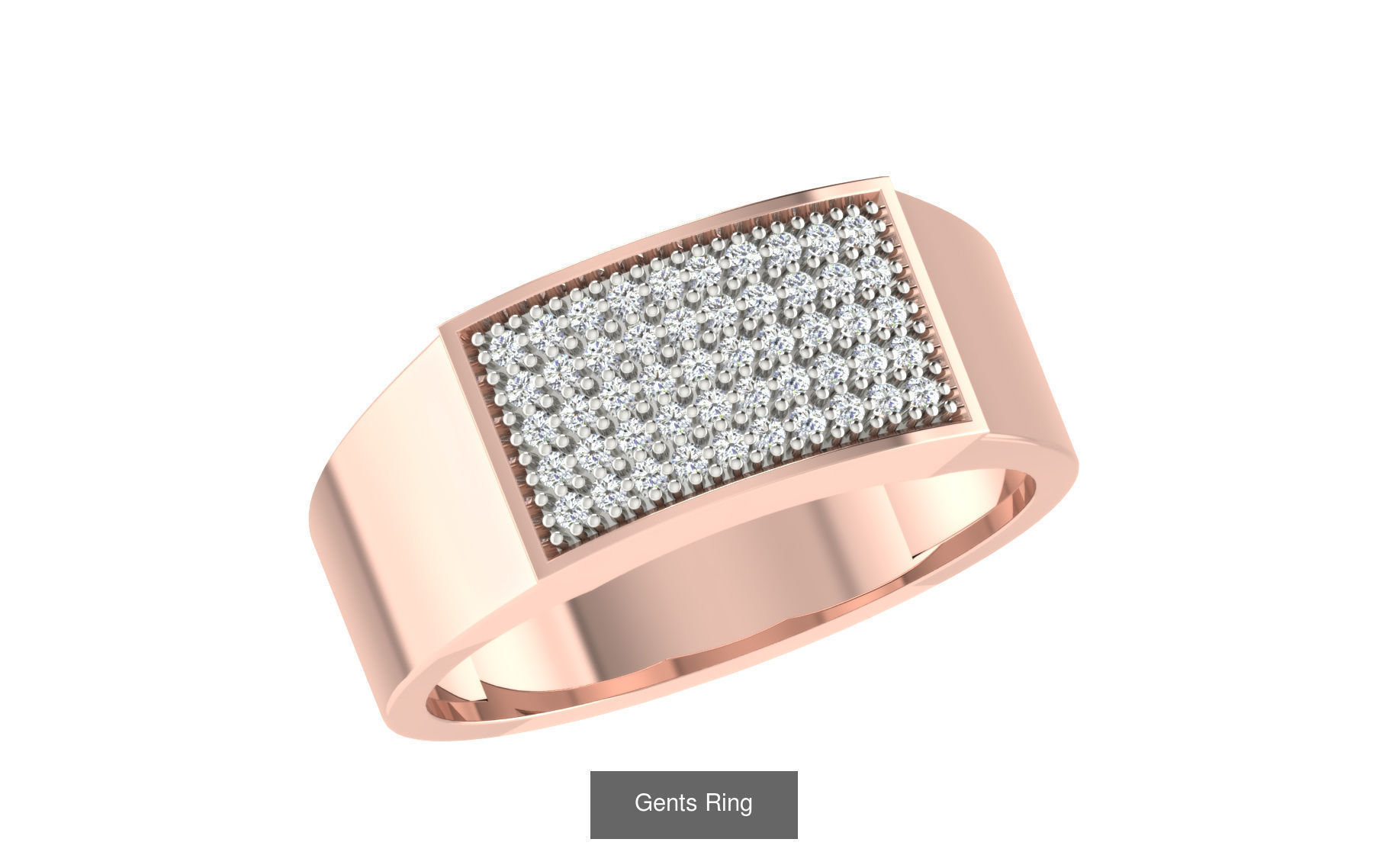 107 Gents Ring 3D Model Collection_81