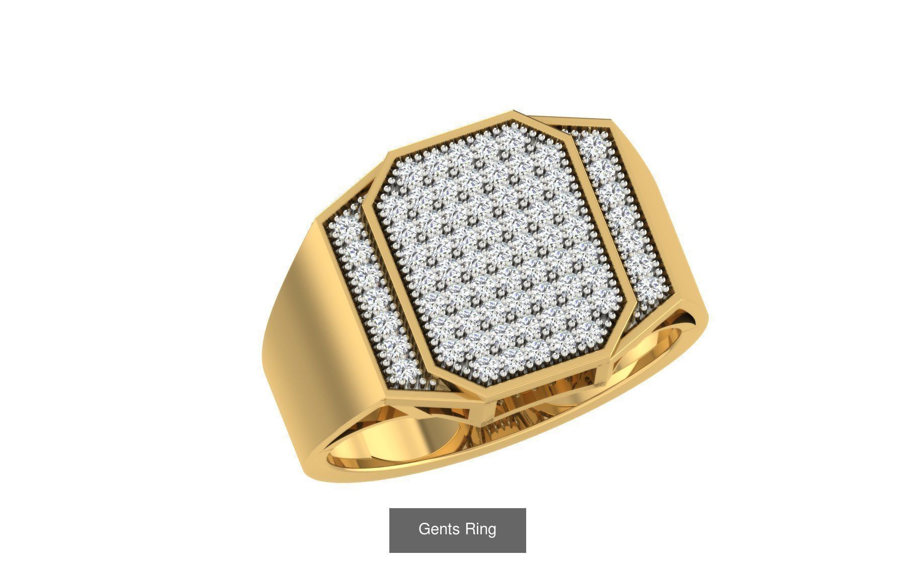 107 Gents Ring 3D Model Collection_115