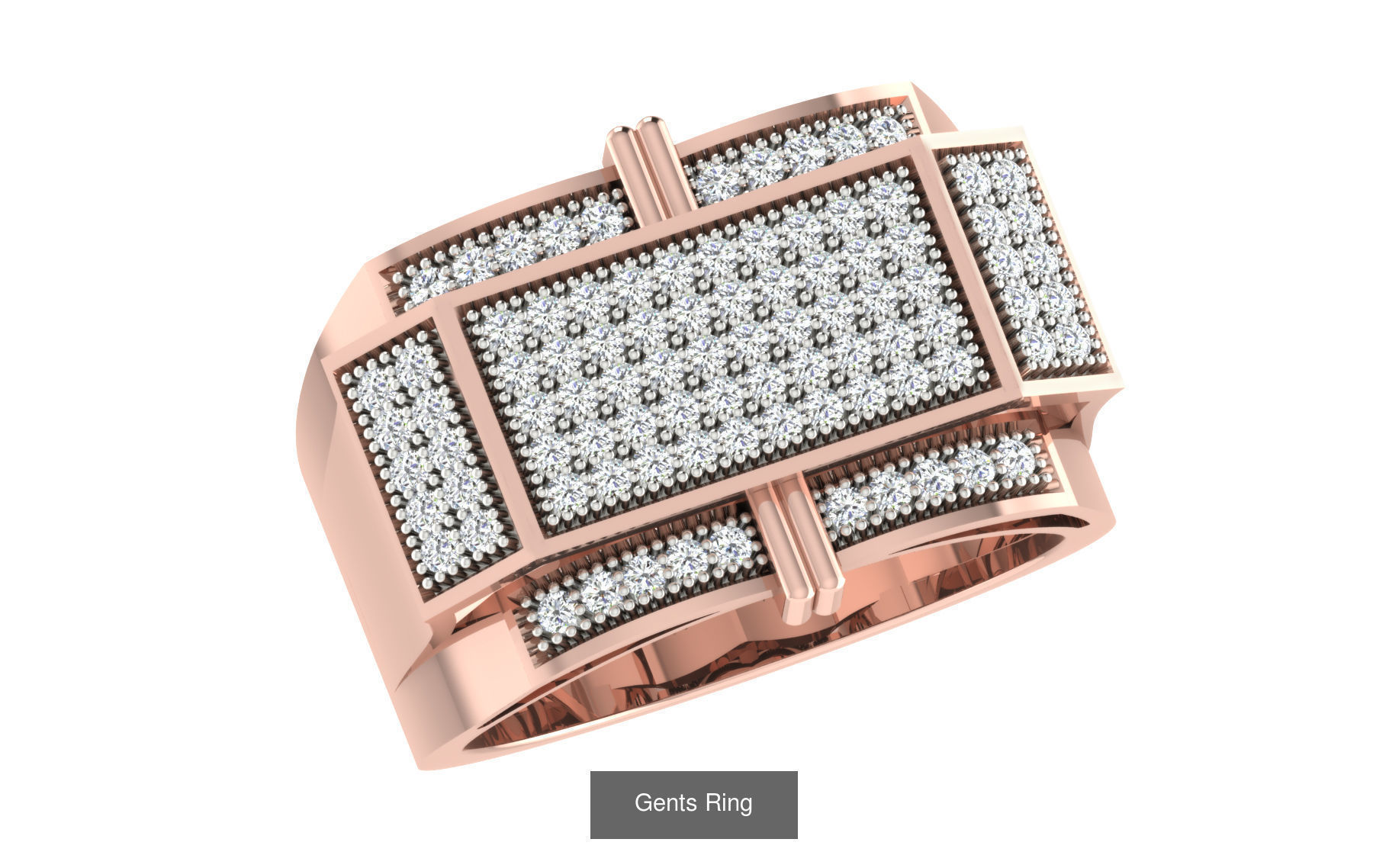 107 Gents Ring 3D Model Collection_111